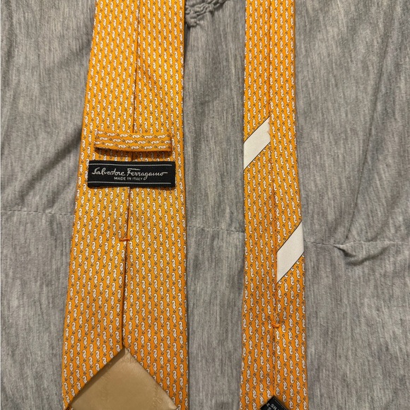 Salvatore Ferragamo Orange Tie - Picture 3 of 3